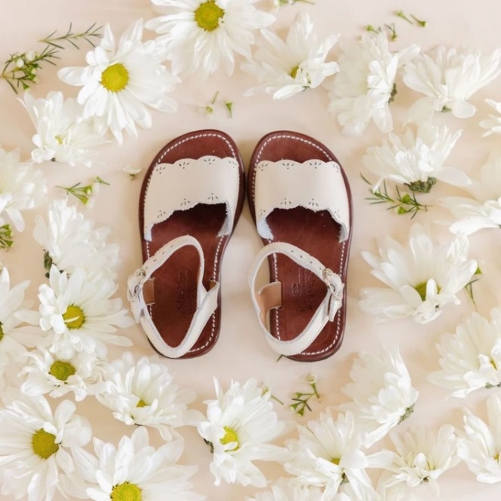 Adelisa and Co Cream Bella Sandals